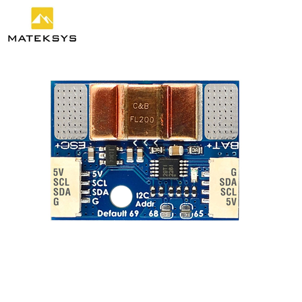 Drone Power Distribution Board - MATEK Mateksys I2C-INA-BM ULTRA-PRECISE I2C POWER